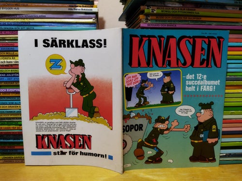 Knasen 12:e succealbumet + prenumerationskupong. Very Fine plus