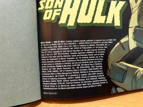 Skaar Son of Hulk Pak, Garney, Guice. Very Fine plus