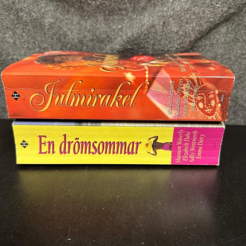 2 st. Harlequin Romaner 4 i 1 - Bokpaket
