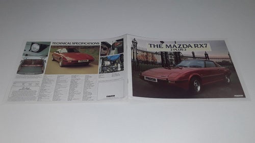 Mazda RX7 2 plus 2 32 sidor tryckt ? engelsk text