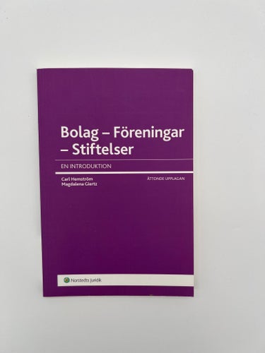 Bolag - Föreningar - Stiftelser av Carl Hemström, Magdalena Giertz, Åttonde