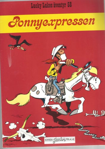 Lucky Luke Ponnyexpressen skick vg
