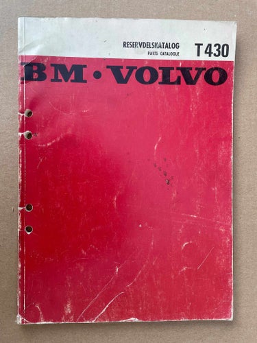 Reservdelskatalog VOLVO BM Traktor Typ 430 Buster