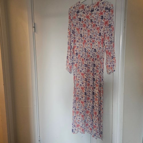 Holly & Whyte by Lindex vit, orange, lila klänning, storlek S