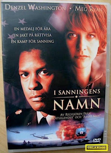 I SANNINGENS NAMN (1996) -Denzel Washington- R2/Sv.text