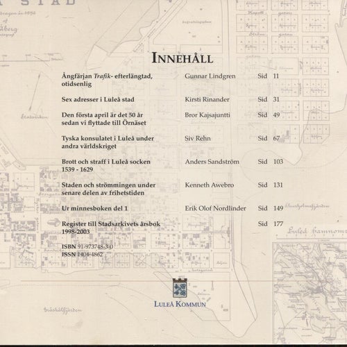 Stadsarkivets årsbok 2003 - Luleå