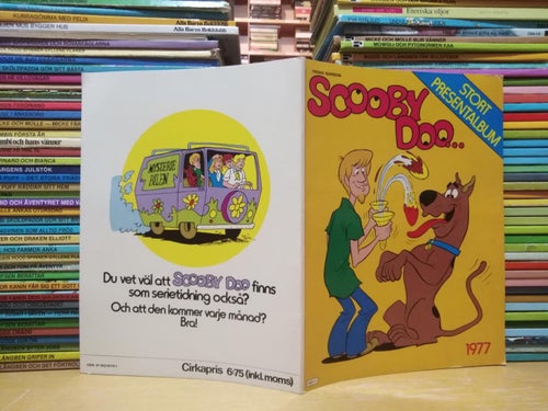 Scooby Doo stort presentalbum 1977. Very Fine plus
