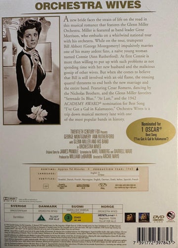 Orchestra Wives DVD