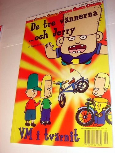 DE TRE VÄNNERNA OCH JERRY Nr 1 NY OLÄST FÖRSTA NUMRET