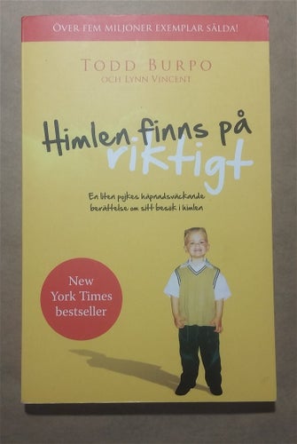 NDU, Himlen finns på riktigt, Todd Burpo & Lynn Vincent, 2011, Sv, häftad
