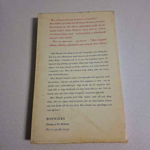 Agatha Christie - Ett karibiskt mysterium hft sv 1a 1965 mkt fint exemplar!!
