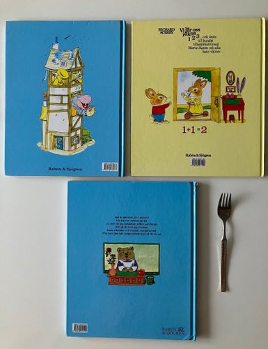 Richard Scarry - Vi lär oss ABC, Vi lär oss räkna 1-2-3, Vad gör dom i skolan?