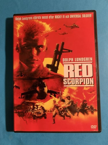 RED SCORPION (1988) Porto 22 kr utan fodral - Dolph Lundgren