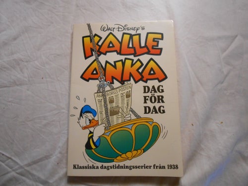 Kalle Anka Dag För Dag Dagstidningsserier 1938