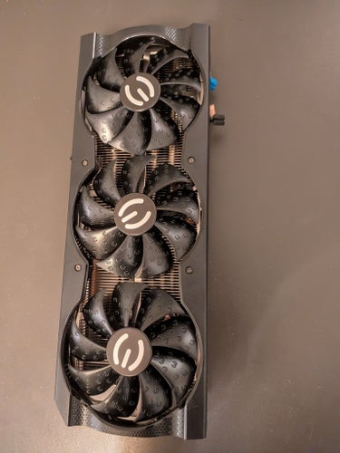 EVGA GeForce RTX 3090 triple fan cooler radiator