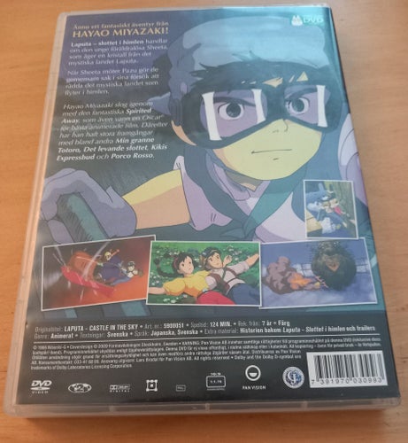 Laputa Slottet i himlen - Studio Ghibli(Svensk Dvd)