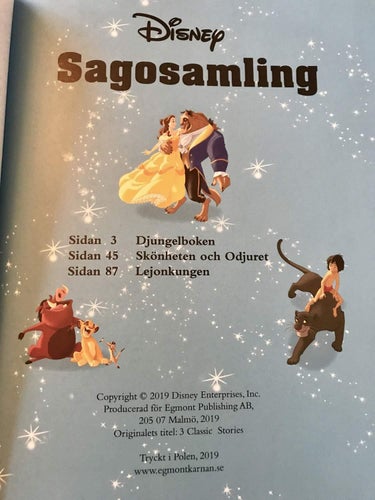DISNEY SAGOSAMLING 2019