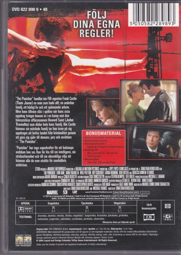 DVD / The Punisher / Tom Jane, John Travolta, Will Patton / Nyskick