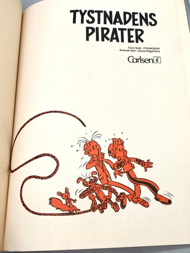 Spirous äventyr nummer 12 - Tystnadens pirater plus quick sut av André Franquin