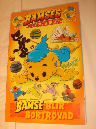 Bamses äventyr 91 (svensk) NY OLÄST EXTRATJOCKT