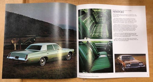 Försäljningsbroschyr Chrysler 1976