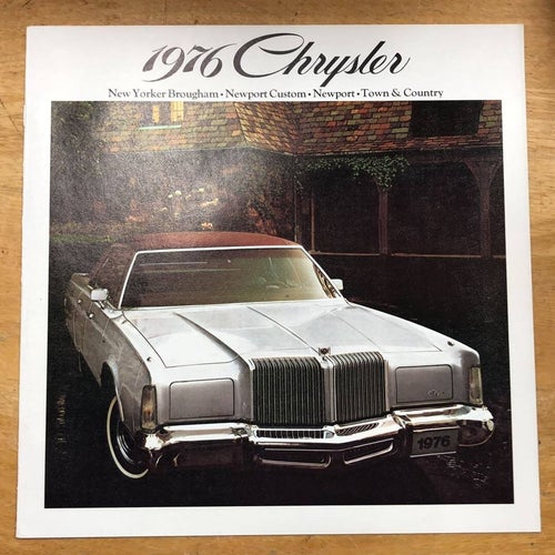 Försäljningsbroschyr Chrysler 1976