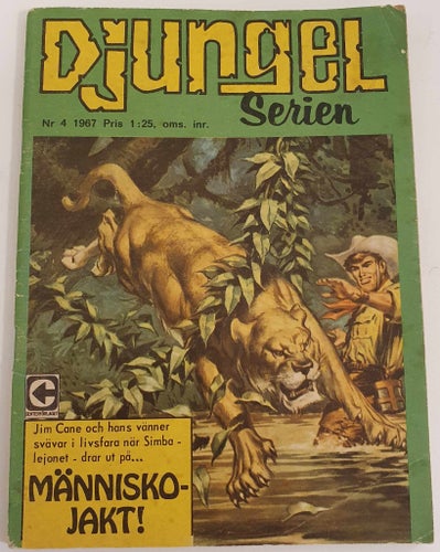Djungelserien nr 4 1967 / GD/VG