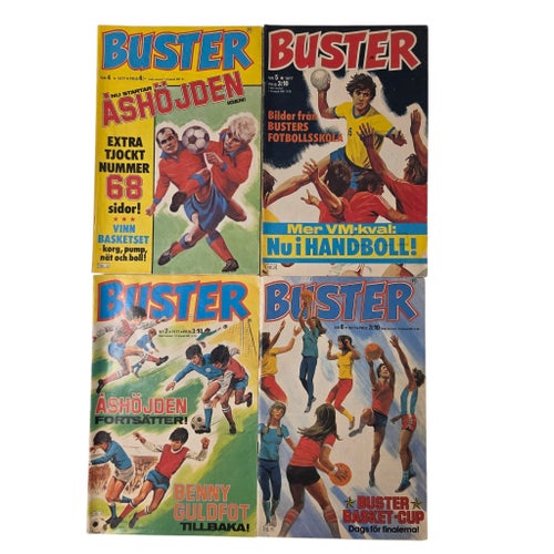 Buster Serietidningar - 12 st 1977