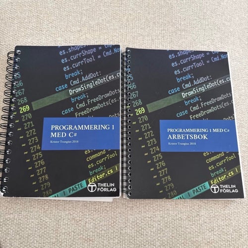 Programmering 1 Med C# av Krister Trangius, 2018