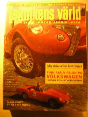 TEKNIKENS VÄRLD NR 20 1964 TEST: TRIUMPH 2000