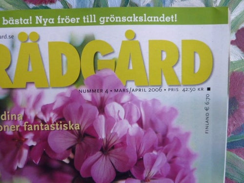 TRÄDGÅRD, NR 4, 2006,