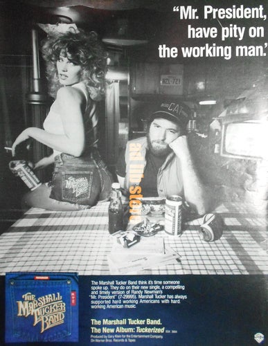 THE MARSHALL TUCKER BAND - TUCKERIZED, TIDNINGSANNONS 1982