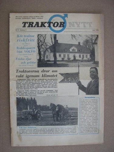 Traktor Nytt utg. av VOLVO 1952 Nr. 2
