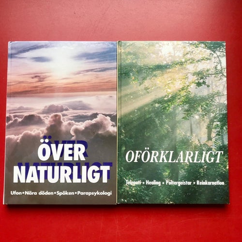 ÖVERNATURLIGT + OFÖRKLARLIGT Semic förlag 1997 och 1998