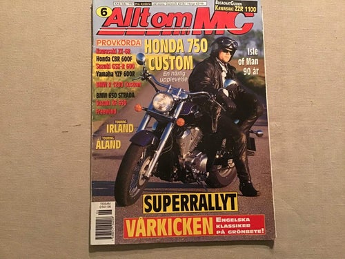 ALLT OM MC NR 6 1997 HONDA 750,HONDA CBR,BMW 650,YAMAHA YZF 600R,BMW R 1200