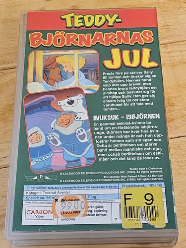 TEDDY-BJÖRNARNAS JUL - -VHS) svensk tal