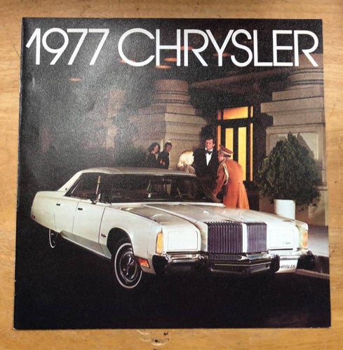 Försäljningsbroschyr Chrysler 1977