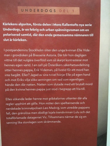 KÄRLEKENS ALGORITM Av: Mons Kallentoft