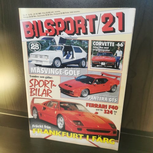 Bilsport 21, 1987