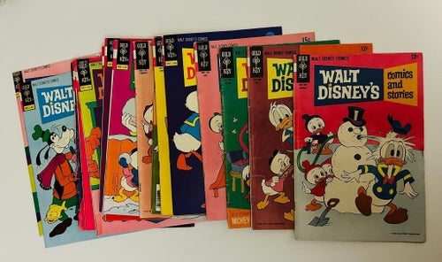 17 Vintage Walt Disney’s Comics and Stories 1960s