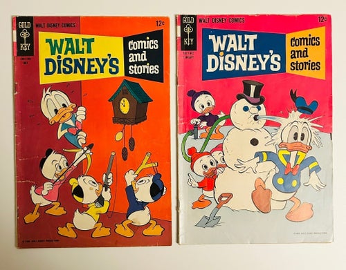 17 Vintage Walt Disney’s Comics and Stories 1960s