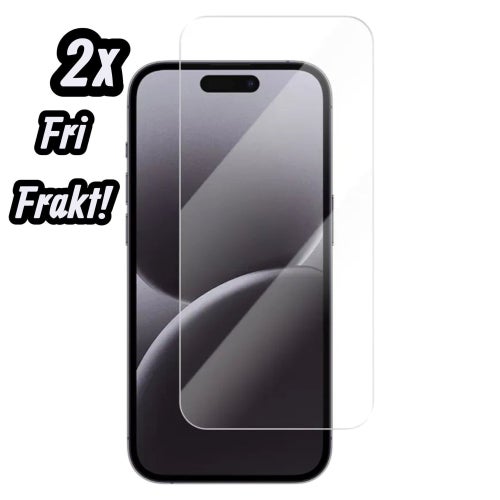[2-Pack] iPhone 17 Pro Max Skärmskydd - 9H Härdat Glas | Heltäckande!
