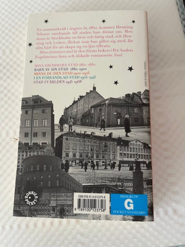 Per Anders Fågelström/ Mina drömmars stad /pocket/fint skick.