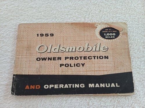 Oldsmobile 1959 instruktionsbok
