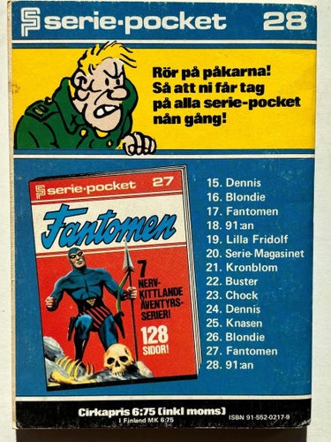 Serie-Pocket 28 - 91:an. VG