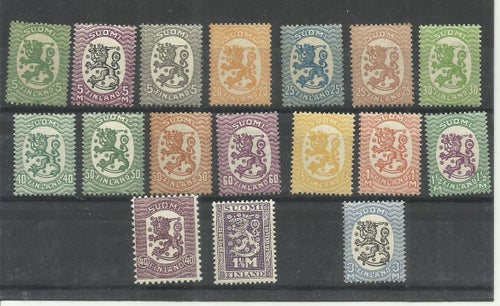 1932.- Finland -MNH/** - Finnish Lion - mix
