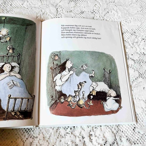 Eva Eriksson Den vilda bebin - Klassiker barnbok bilderbok