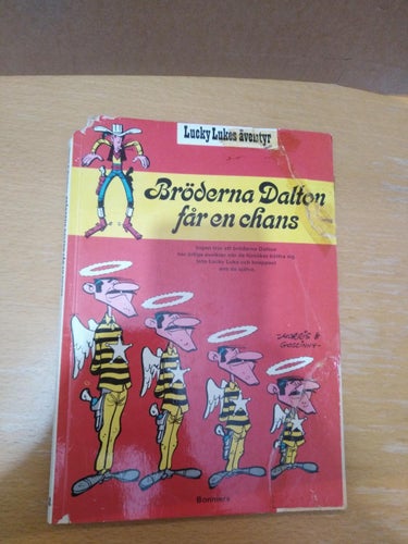 Lucky Lukes äventyr 8 Bröderna Dalton får en chans 1972 första upplagan