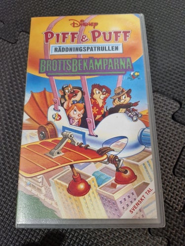 Piff & Puff räddningspatrullen - brottsbekämparna - VHS raritet