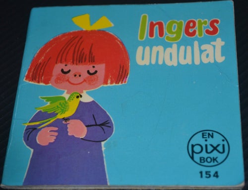 Äldre Pixi bok Ingers undulat